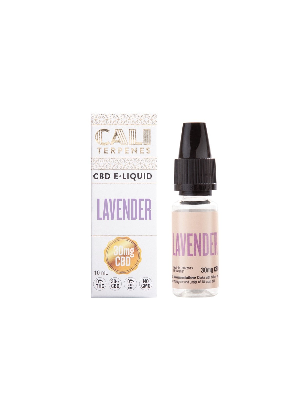 E-liquid CBD Lavender - 30mg - Cali Terpenes