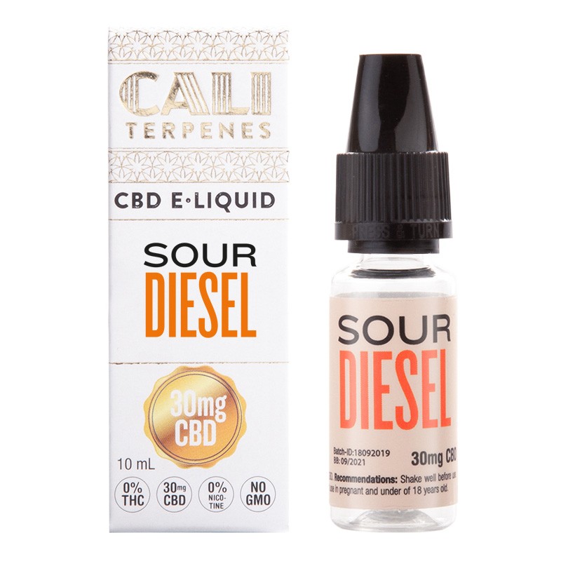 E-liquid CBD Sour Diesel - 30mg - Cali Terpenes