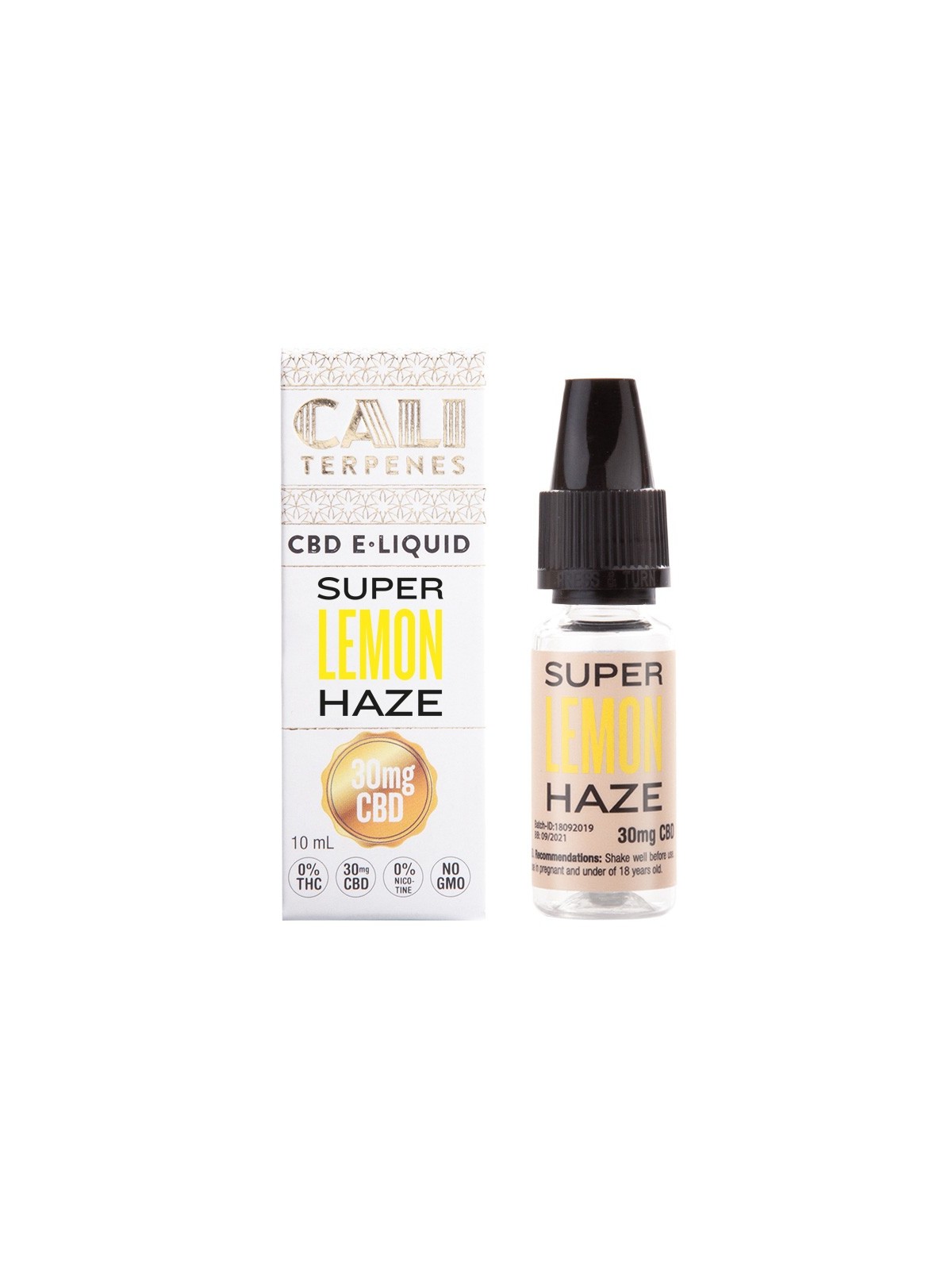 E-liquid CBD Super Lemon Haze - 30mg - Cali Terpenes