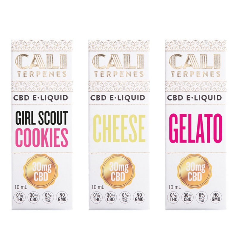 Pack CBD e-liquids Calm 30mg - Cali Terpenes